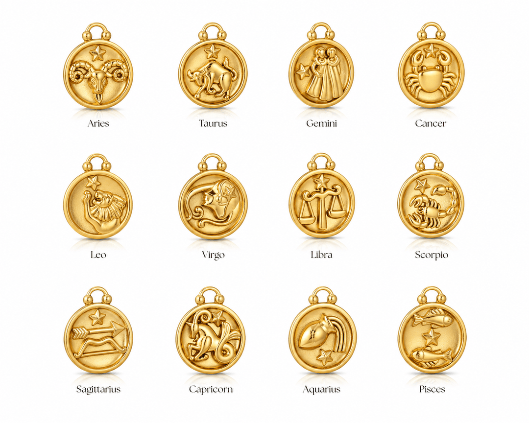 Mococo Gold Zodiac Necklace - MococoMococo