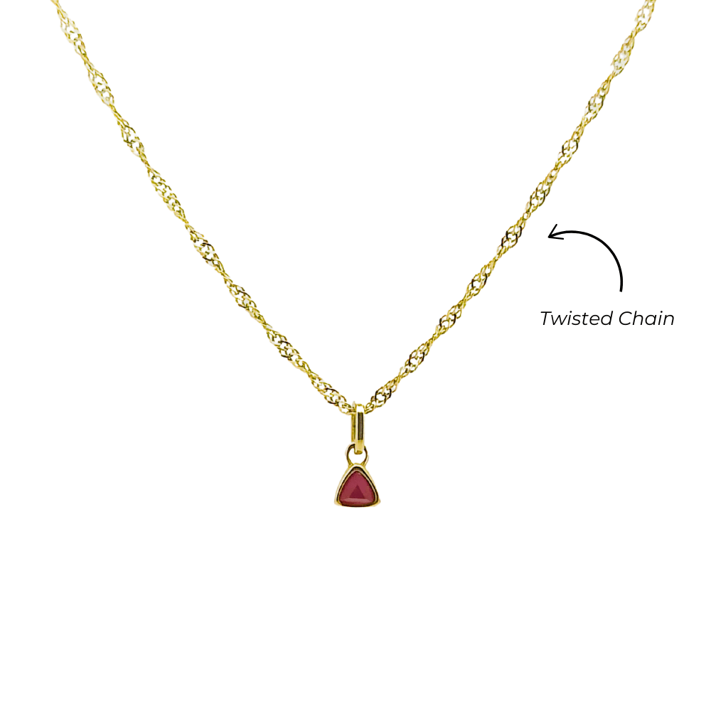 Mococo Personalised Birthstone Necklace - MococoMococoNecklaces