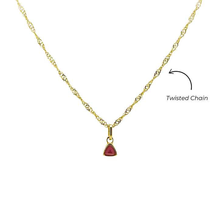 Mococo Personalised Birthstone Necklace - MococoMococoNecklaces