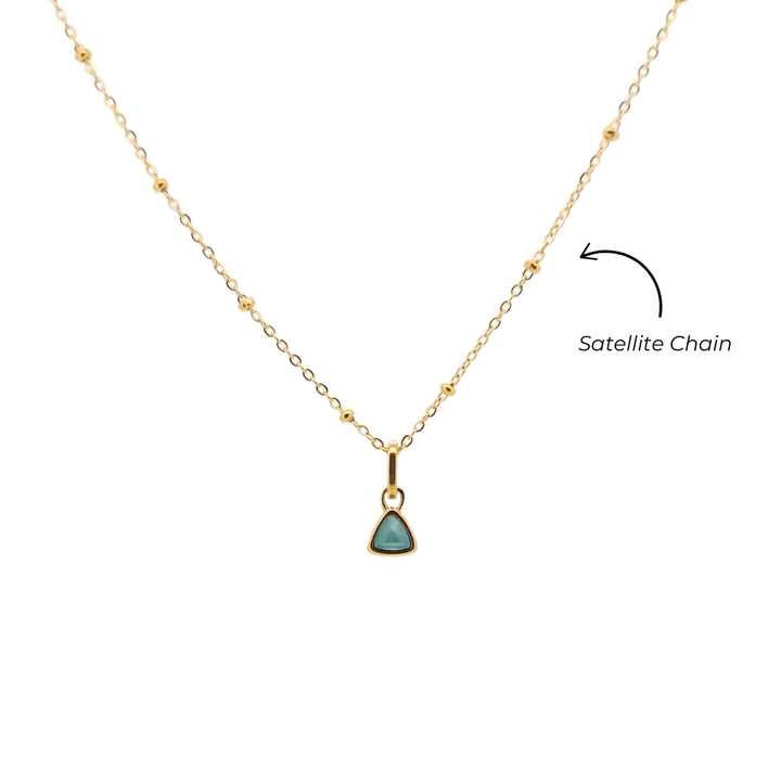 Mococo Personalised Birthstone Necklace - MococoMococoNecklaces