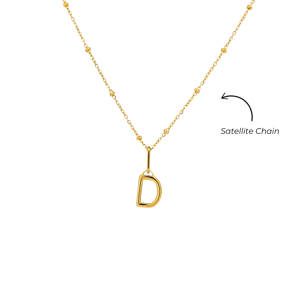 Mococo Personalised Initial Necklace - MococoMococoNecklaces