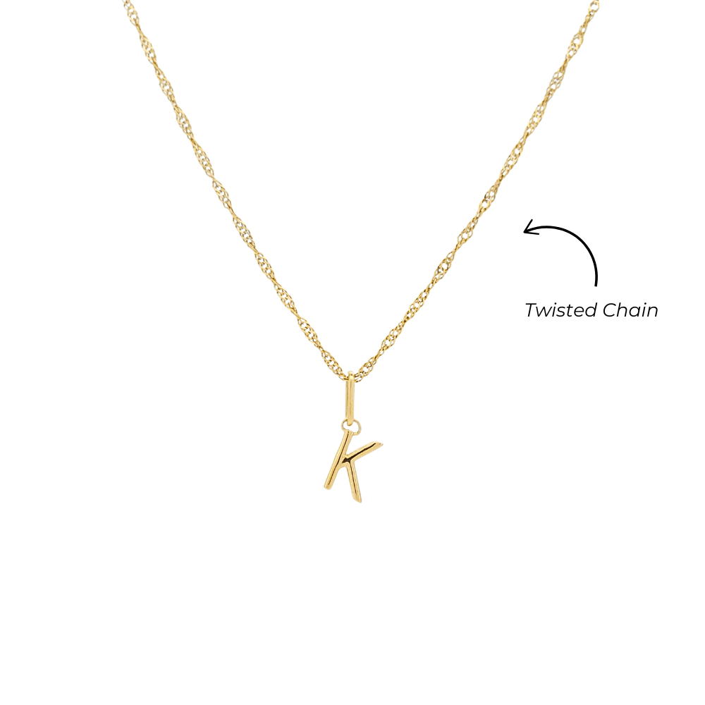 Mococo Personalised Initial Necklace - MococoMococoNecklaces