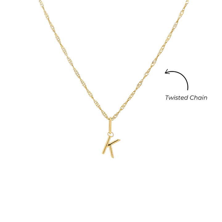 Mococo Personalised Initial Necklace - MococoMococoNecklaces