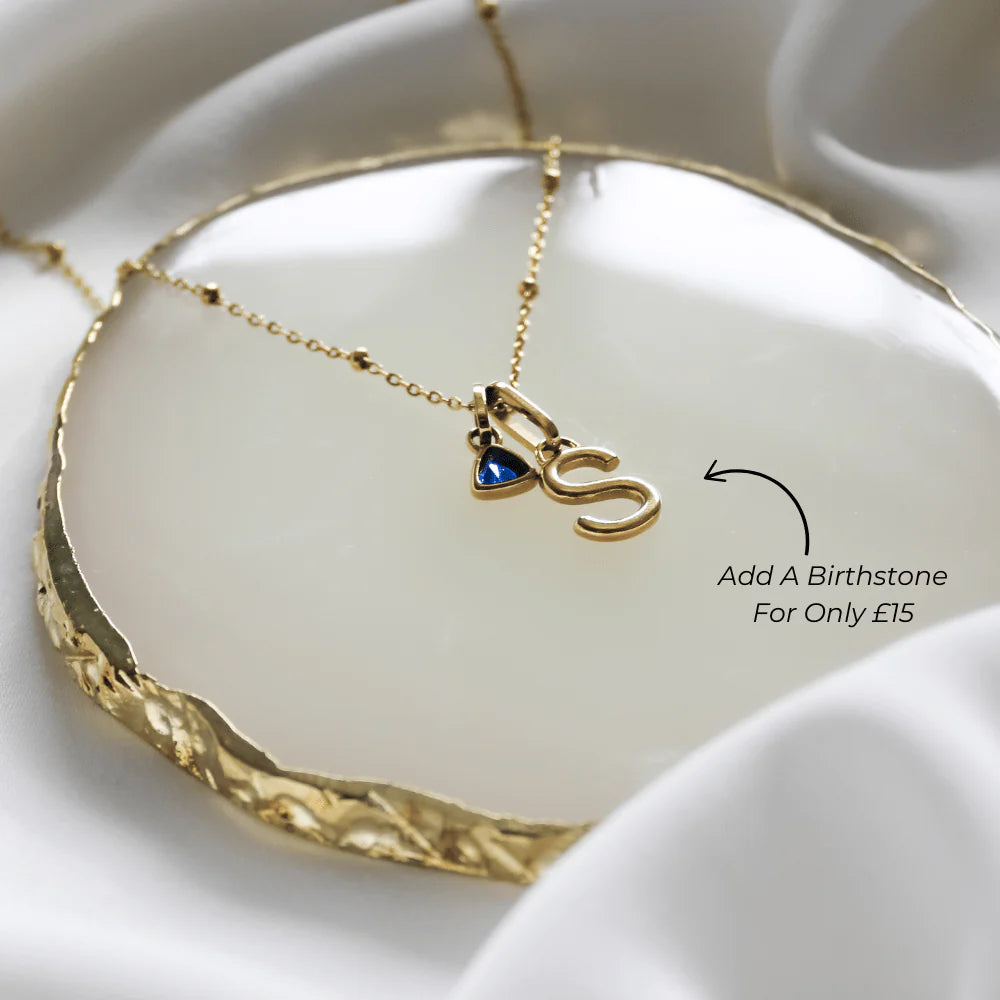Mococo Gold Birthstone Necklace