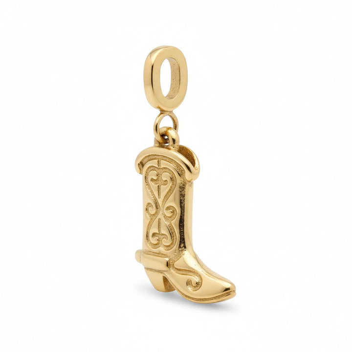Mococo Personalised Wild at Heart Cowboy Boot Charm - MococoMococoCharms
