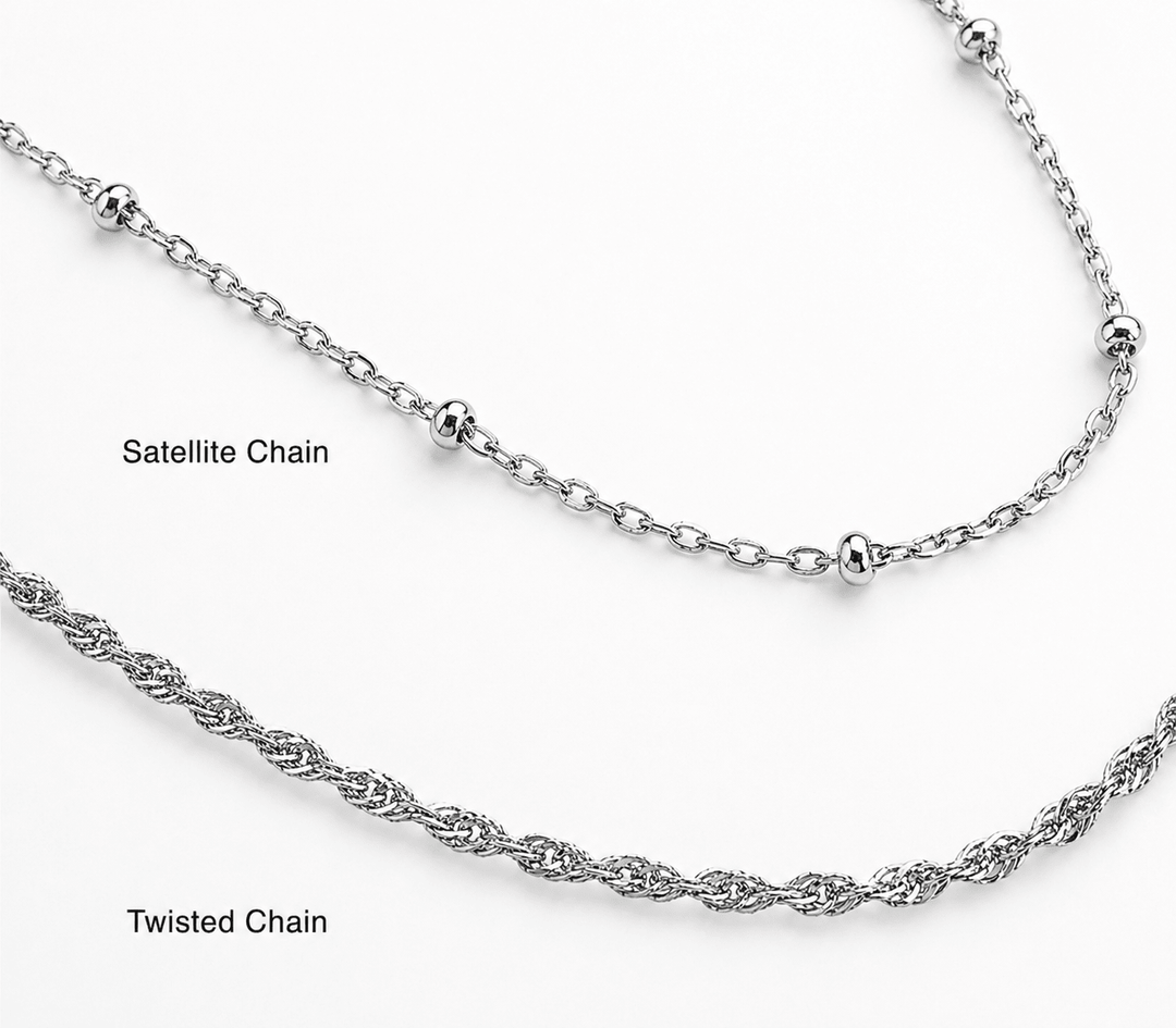 Mococo Silver Personalised Heart Charm Necklace - MococoMococoMOCSILCCHARMNecklaces