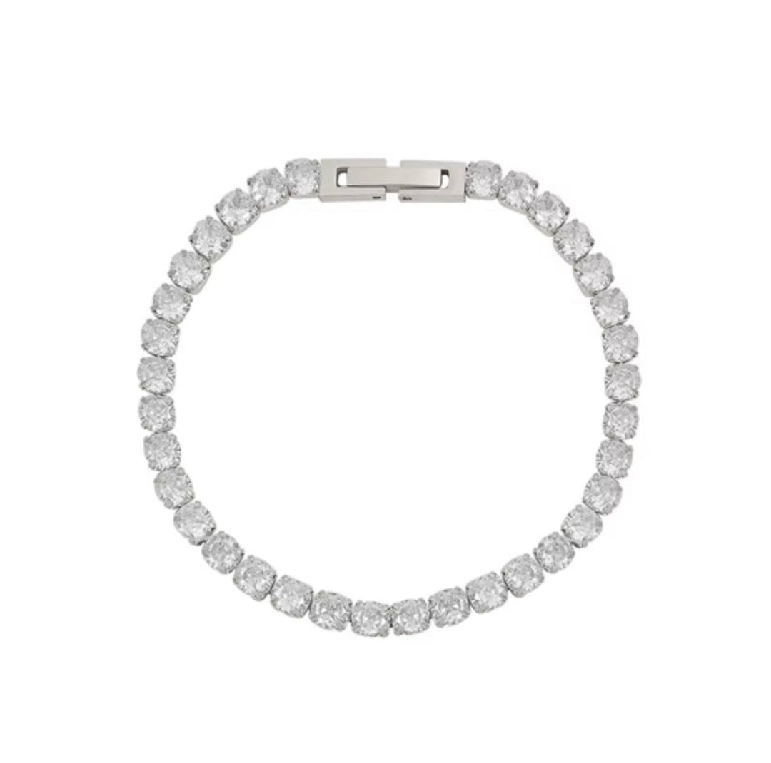Mococo Silver Tennis Bracelet - MococoMococoMOCETENS01Bracelets