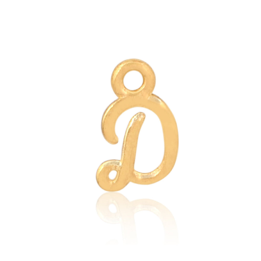 Mococo Welded Forever Gold D Initial Charm - MococoMococoPJ-GV2129Welding