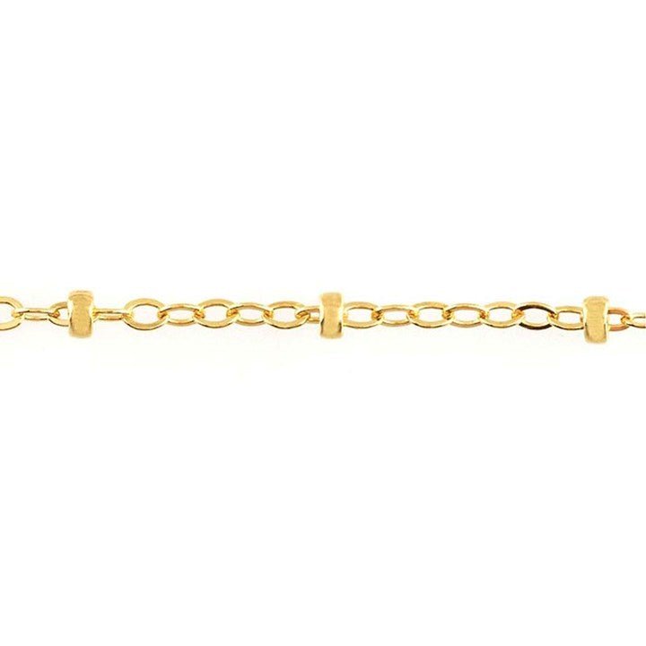 Mococo Welded Forever Gold Flat Oval 21cm Cable Chain Braclet - MococoMococoPJ-14201005-21cmBracelets