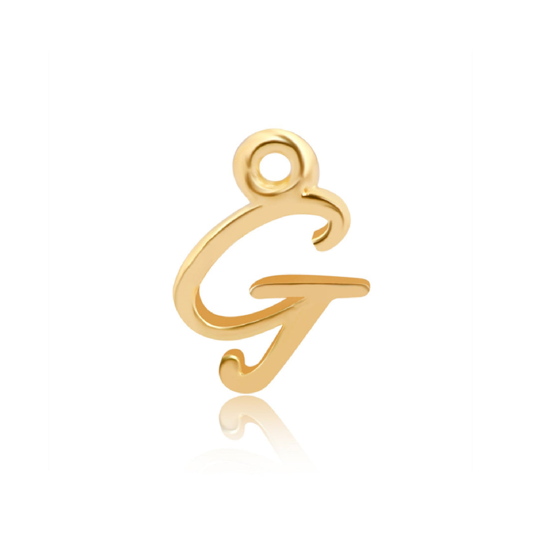 Mococo Welded Forever Gold G Initial Charm - MococoMococoPJ-GV2132Welding