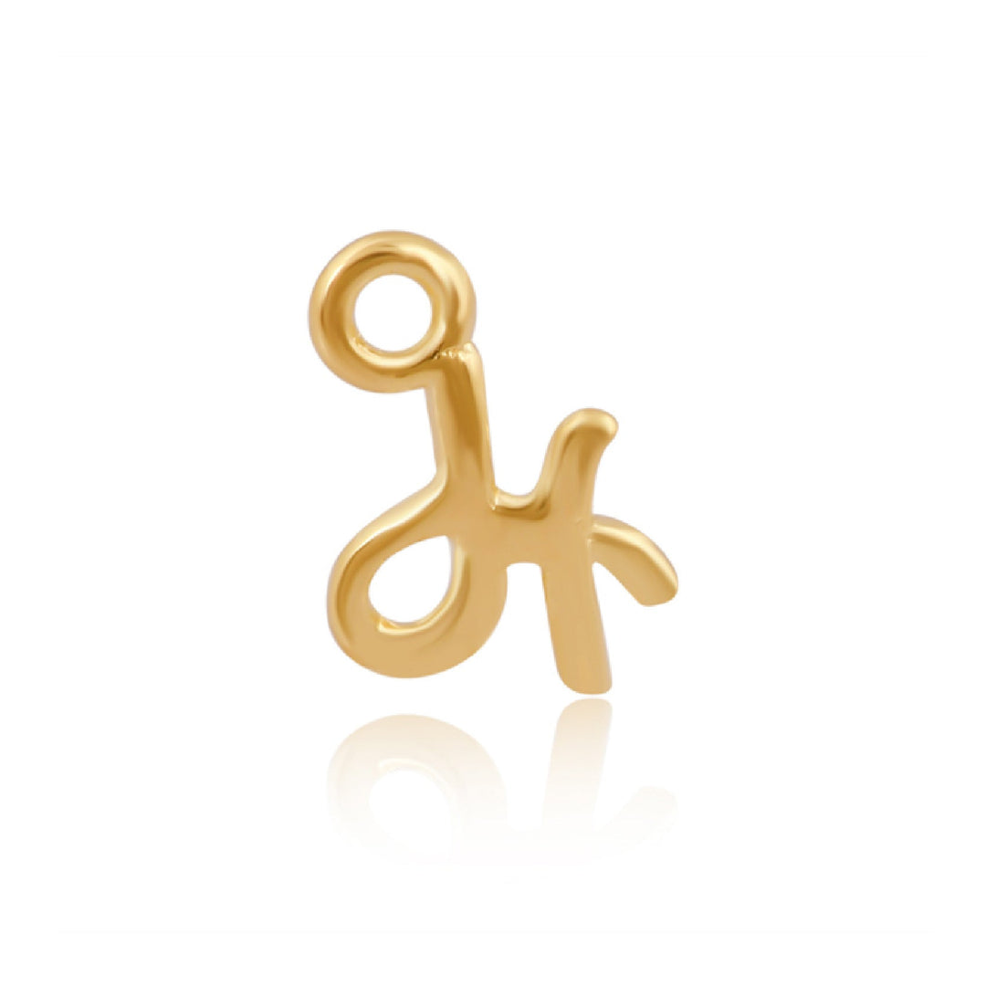 Mococo Welded Forever Gold H Initial Charm - MococoMococoPJ-GV2133Welding