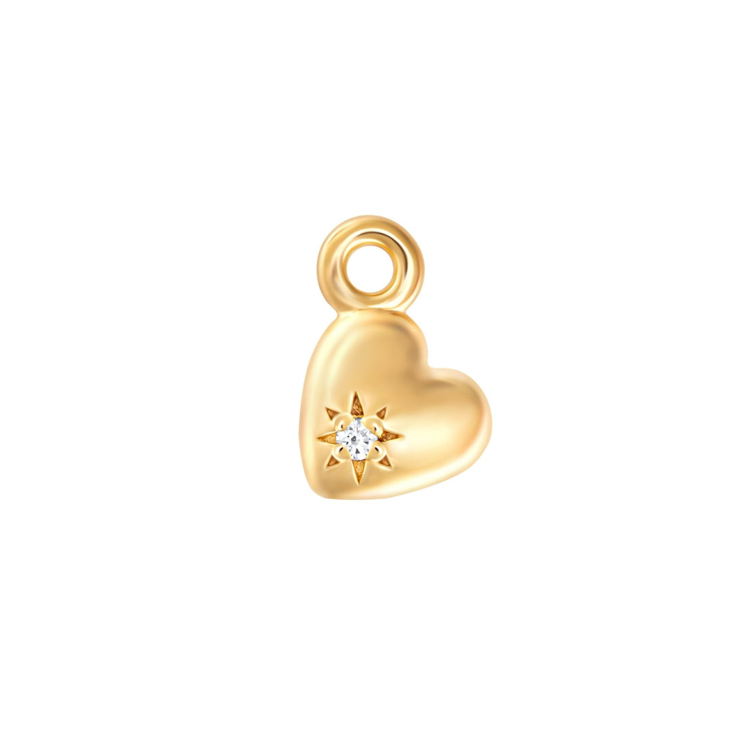 Mococo Welded Forever Gold Heart Charm - MococoMococoPJ-GV3102Charms