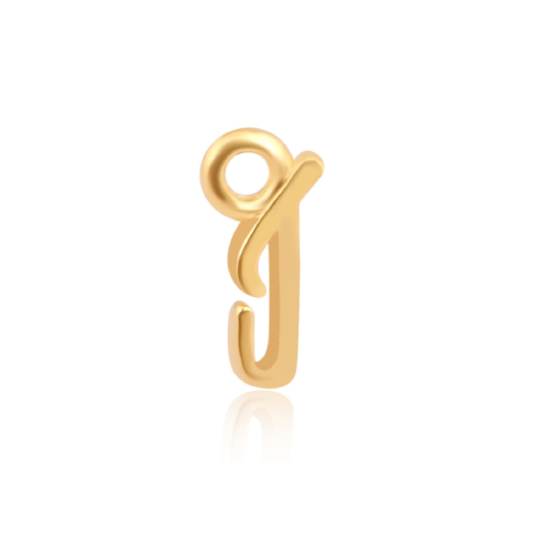 Mococo Welded Forever Gold J Initial Charm - MococoMococoPJ-GV2135Welding