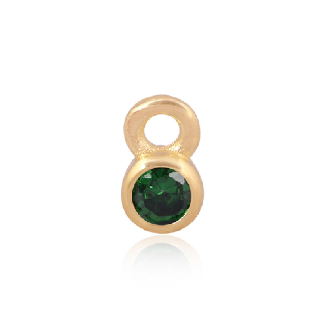 Mococo Welded Forever Gold May Green Birthstone Charm - MococoMococoPJ-GV2168Welding