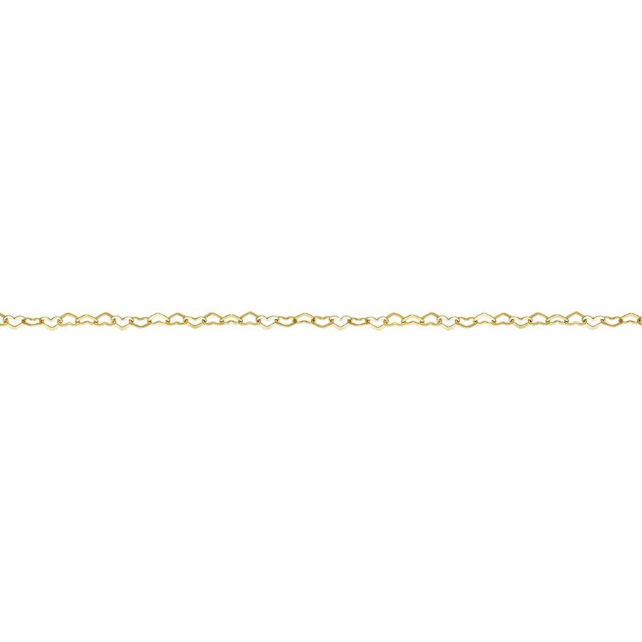 Mococo Welded Forever Gold Mini Heart Anklet 27CM - MococoMococoPJ-14201036-27CMAnklets
