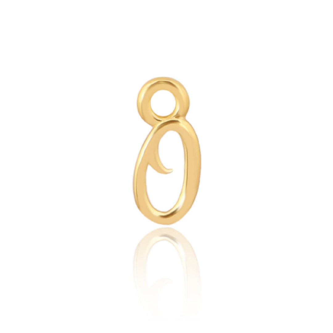 Mococo Welded Forever Gold O Initial Charm - MococoMococoPJ-GV2140Welding