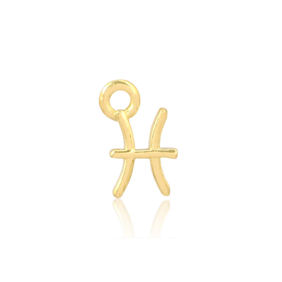 Mococo Welded Forever Gold Pisces Charm (Fish) - MococoMococoPJ-GV2153Welding