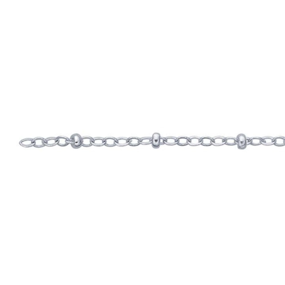 Mococo Welded Forever Silver Anklet Image 1