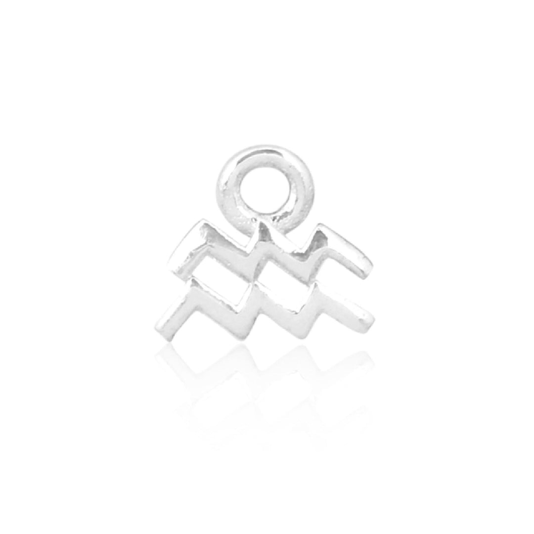 Mococo Welded Forever Silver Aquarius Charm (Water Bearer) - MococoMococoPJ-9252152Welding