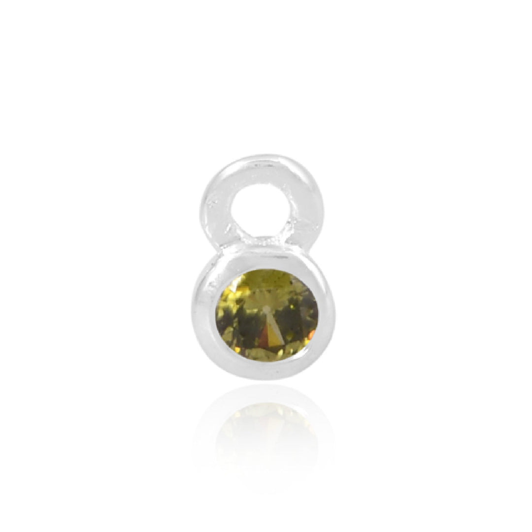 Mococo Welded Forever Silver August Peridot Birthstone Charm - MococoMococoPJ-9252171Welding