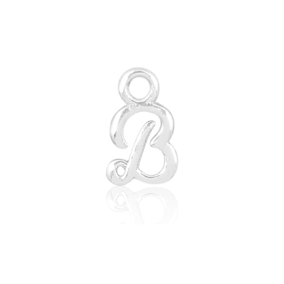 Mococo Welded Forever Silver B Initial Charm - MococoMococoPJ-9252127Welding