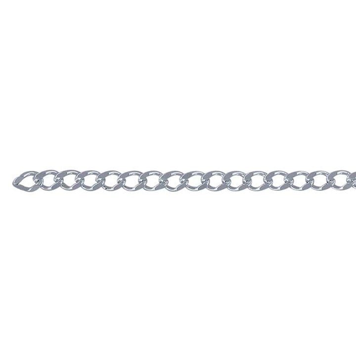 Mococo Welded Forever Silver Diamond Cut Curb Chain Bracelet - MococoMococoPJ-9251017-21cmBracelets