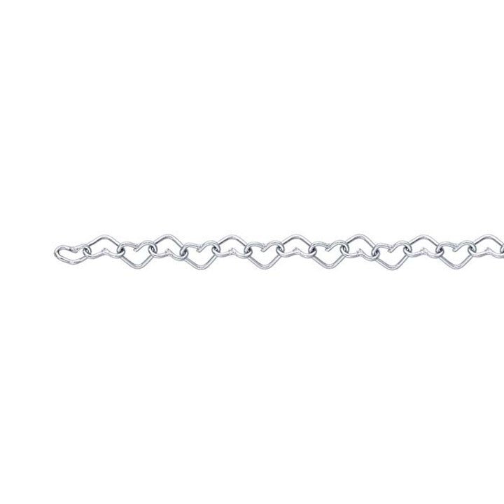 Mococo Welded Forever Silver Heart Anklet 27cm - MococoMococoPJ-9251001-27CMAnklets