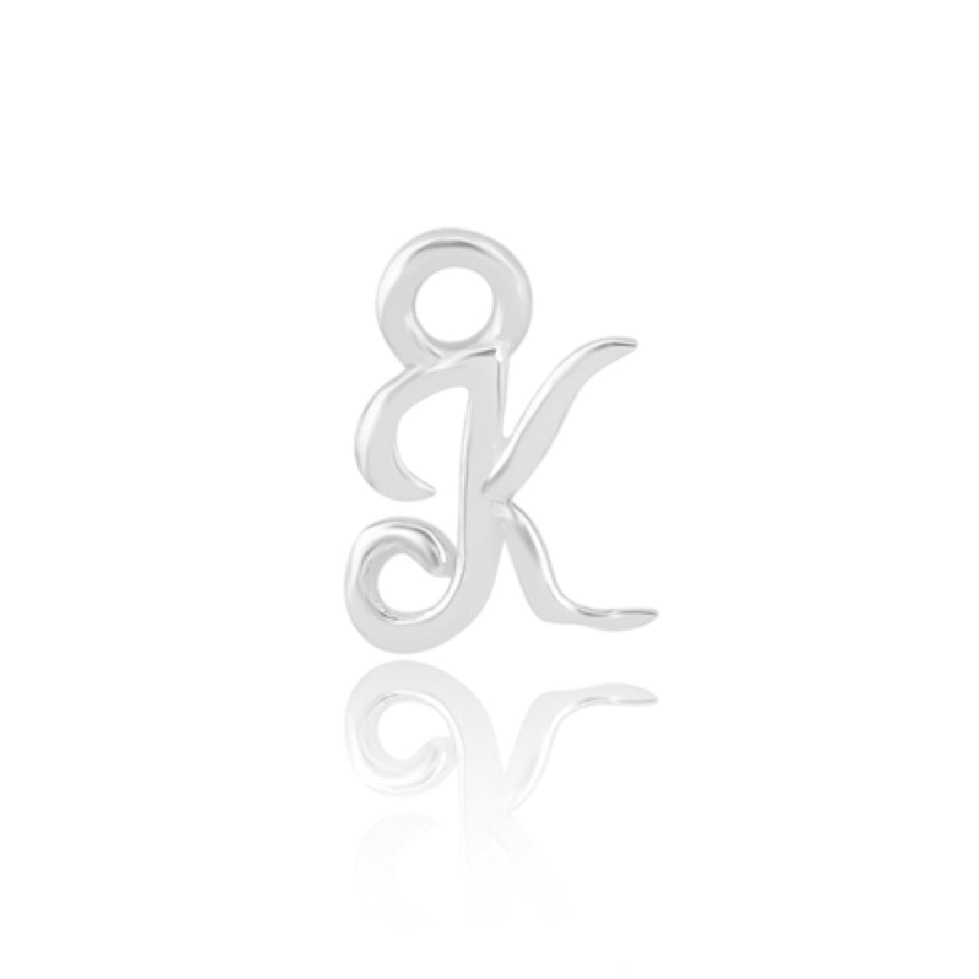 Mococo Welded Forever Silver K Initial Charm - MococoMococoPJ-9252136Welding