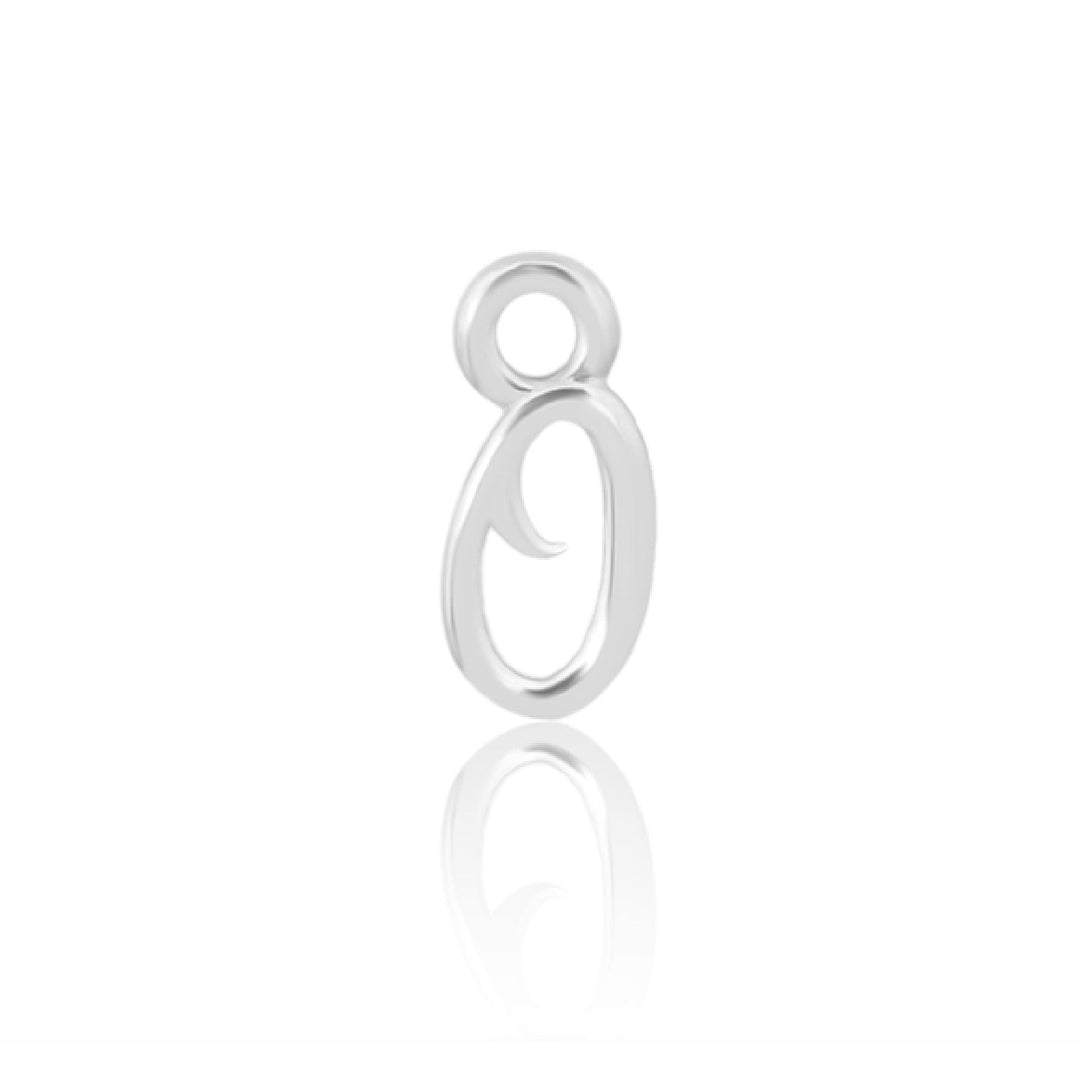 Mococo Welded Forever Silver O Initial Charm - MococoMococoPJ-9252140Welding