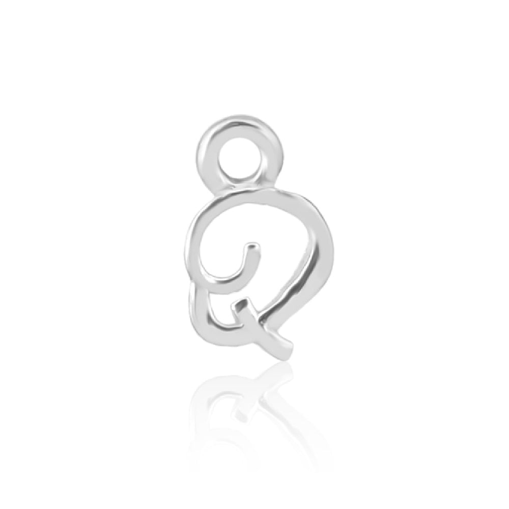 Mococo Welded Forever Silver Q Initial Charm - MococoMococoPJ-9252142Welding