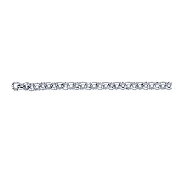 Mococo Welded Forever Silver Round Rolo Chain Bracelet - MococoMococoPJ-9251016-21cmBracelets