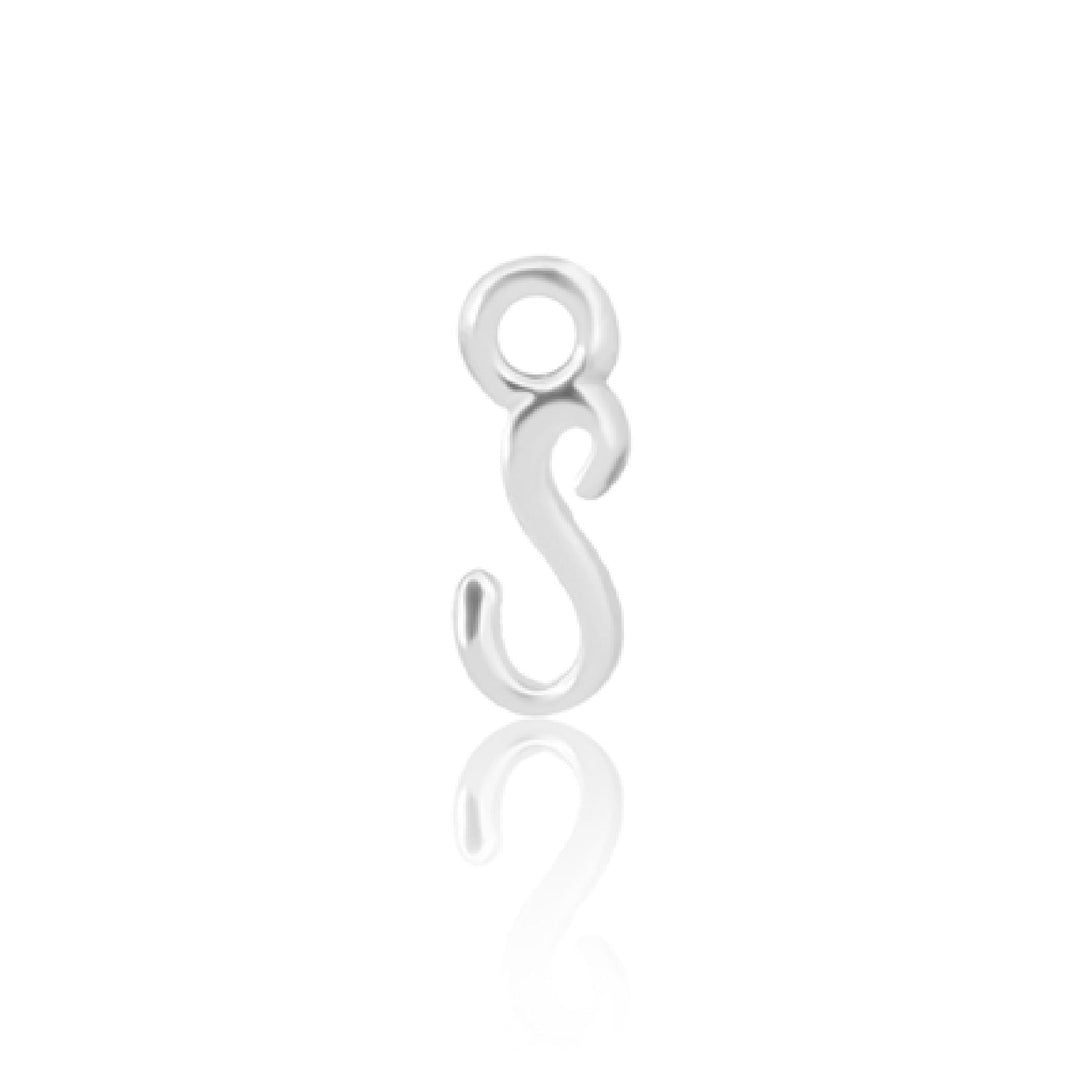 Mococo Welded Forever Silver S Initial Charm - MococoMococoPJ-9252144Welding