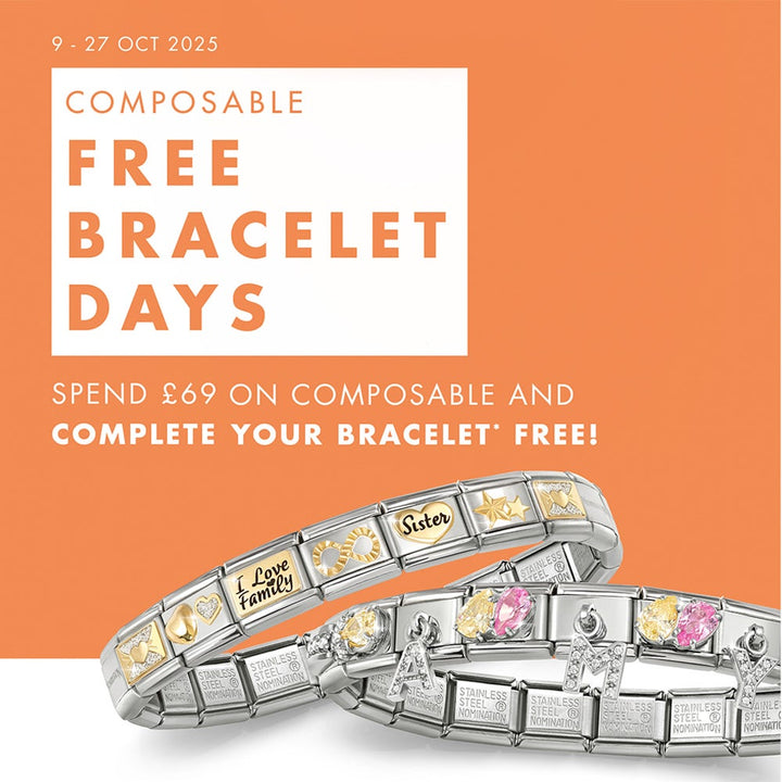 Nomination Classic Gold St. Peter's Dome Charm - Iconic Stainless Steel Link