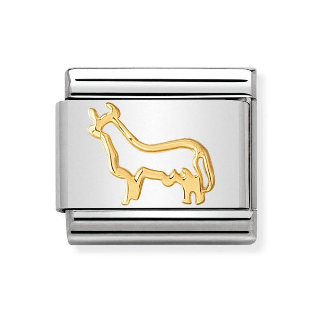 Nomination Classic Gold Torito Bull Charm for Composable Bracelets