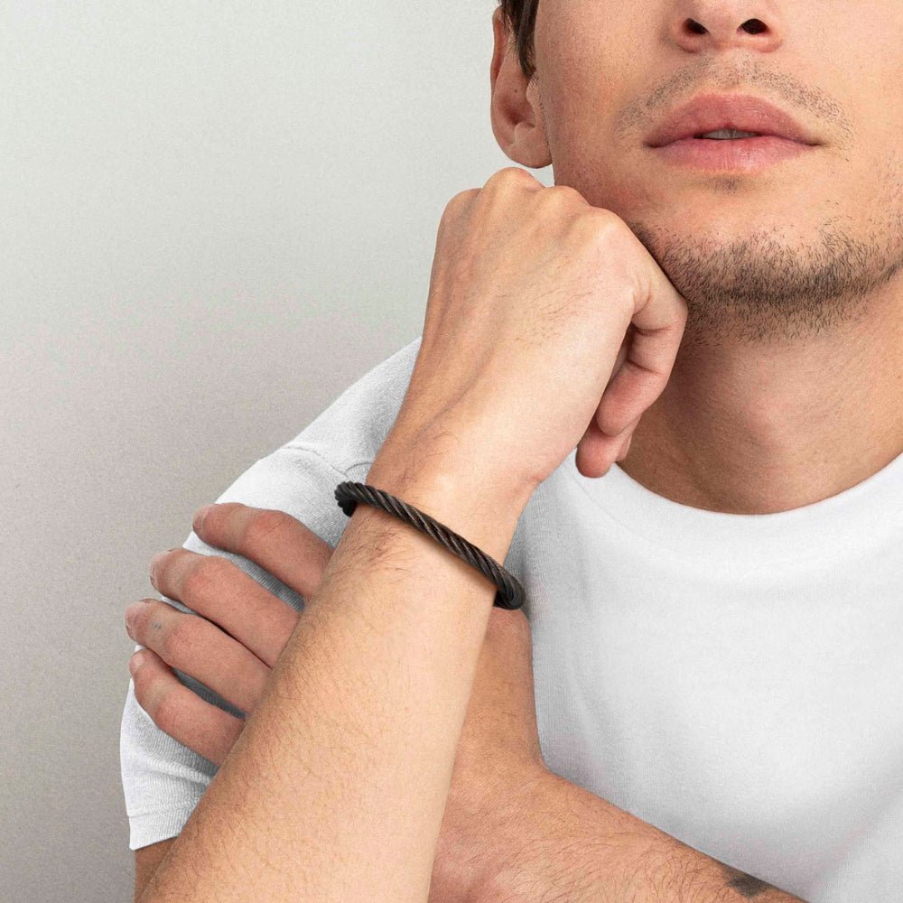 Nomination Black B-Yond Cable Medium Mens Bracelet - MococoNomination028929/0368033497529206Bracelets