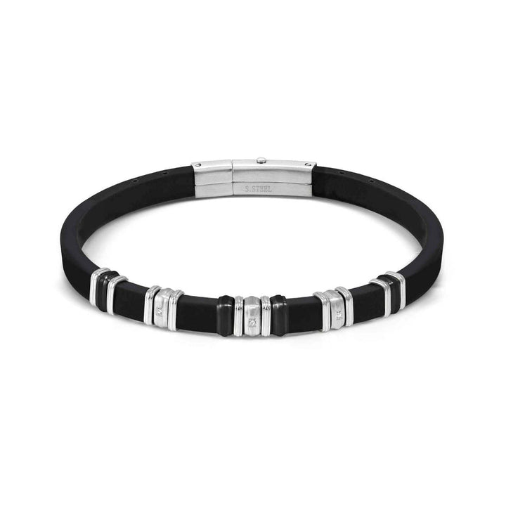 Nomination Black City Energy Edition With CZ Mens Bracelet - MococoNomination028821/0378033497569950Bracelets