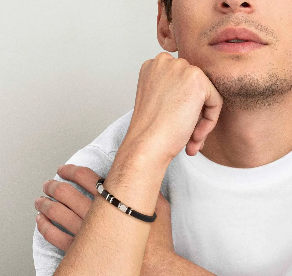 Nomination Black City Silicone Bracelet - MococoNomination028810/0018033497523129Bracelets