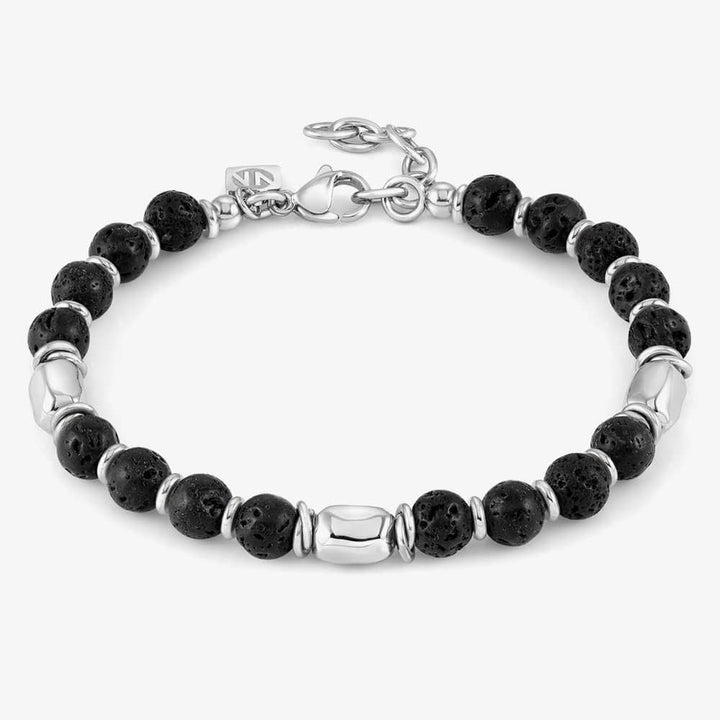 Nomination Black Instinct Lava Stone Mens Bracelet - MococoNomination027930/0368033497545985Bracelets