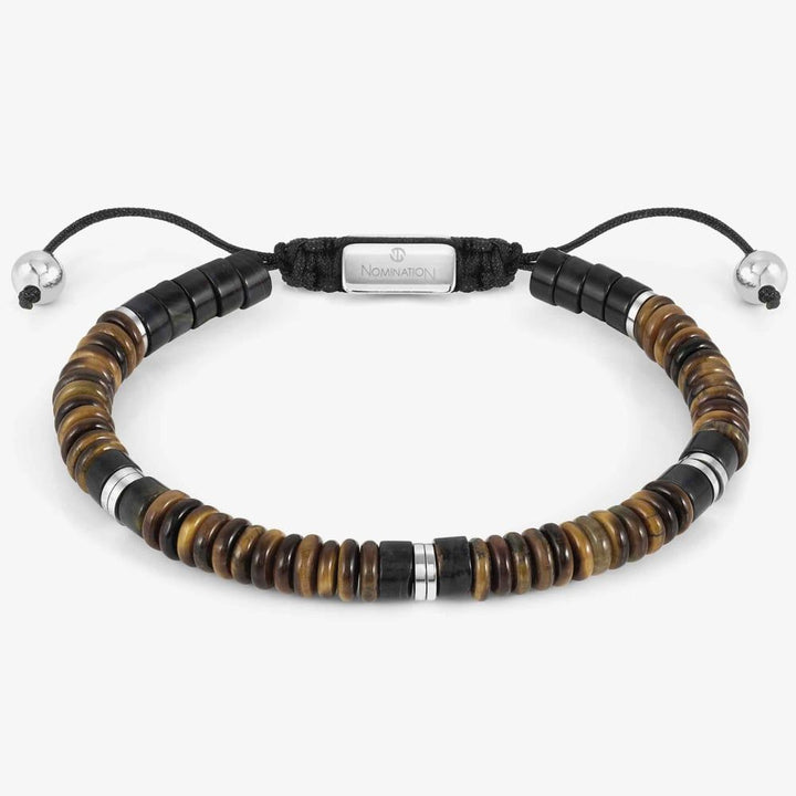 Nomination Brown Instinct Jasper Tiger Eye Mens Bracelet - MococoNomination027924/0808033497530950Bracelets