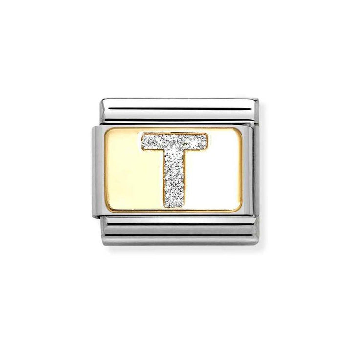 Nomination Classic 18ct Gold and Glitter Letter Initials A - Z Charms - MococoNomination030291/018033497536952Charms