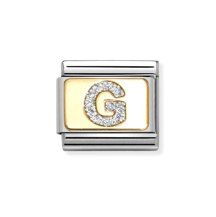 Nomination Classic 18ct Gold and Glitter Letter Initials A - Z Charms - MococoNomination030291/018033497536952Charms