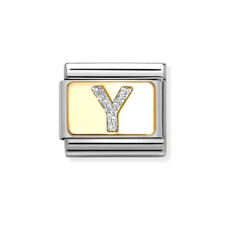 Nomination Classic 18ct Gold and Glitter Letter Initials A - Z Charms - MococoNomination030291/018033497536952Charms