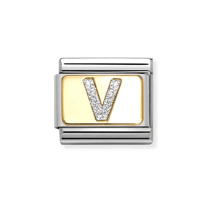 Nomination Classic 18ct Gold and Glitter Letter Initials A - Z Charms - MococoNomination030291/018033497536952Charms