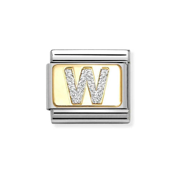 Nomination Classic 18ct Gold and Glitter Letter Initials A - Z Charms - MococoNomination030291/018033497536952Charms