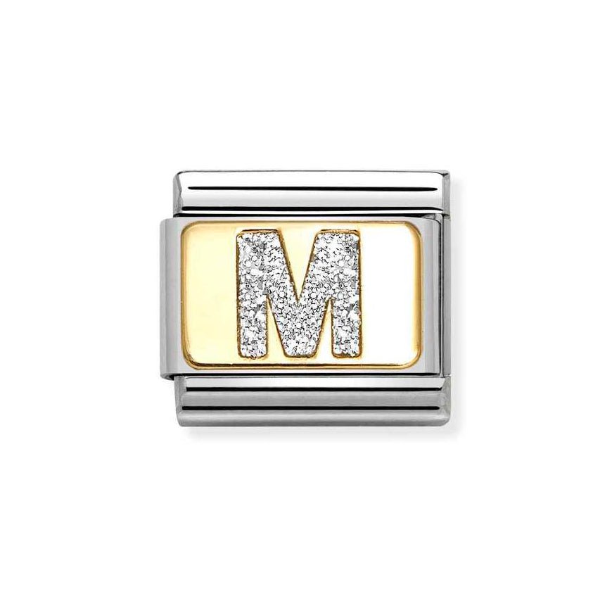 Nomination Classic 18ct Gold and Glitter Letter Initials A - Z Charms - MococoNomination030291/018033497536952Charms