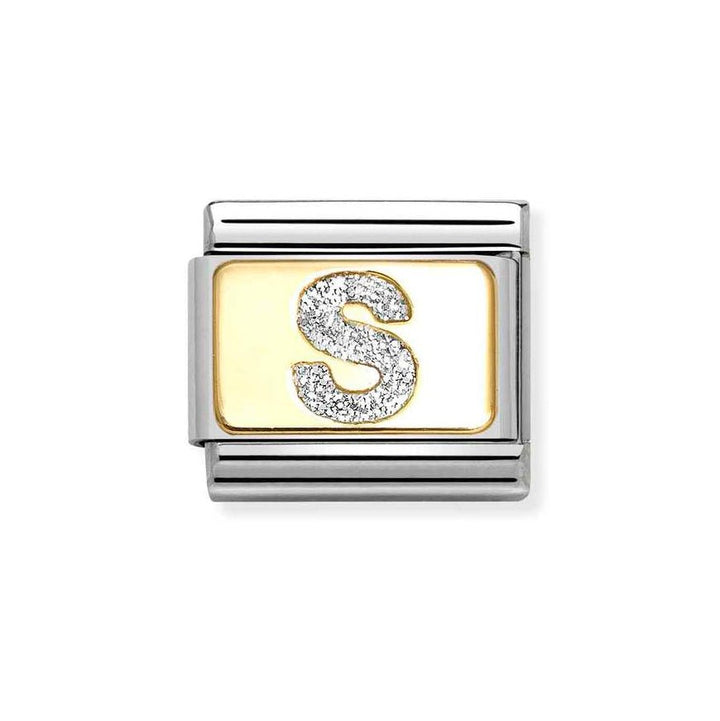 Nomination Classic 18ct Gold and Glitter Letter Initials A - Z Charms - MococoNomination030291/018033497536952Charms