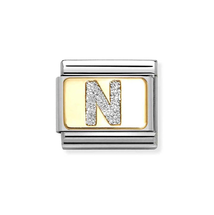 Nomination Classic 18ct Gold and Glitter Letter Initials A - Z Charms - MococoNomination030291/018033497536952Charms