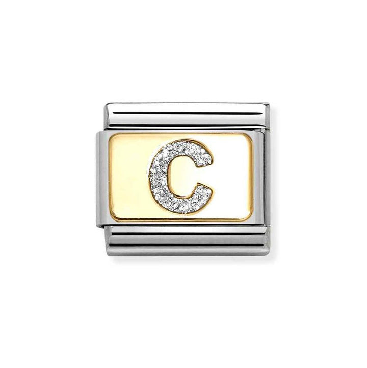 Nomination Classic 18ct Gold and Glitter Letter Initials A - Z Charms - MococoNomination030291/018033497536952Charms