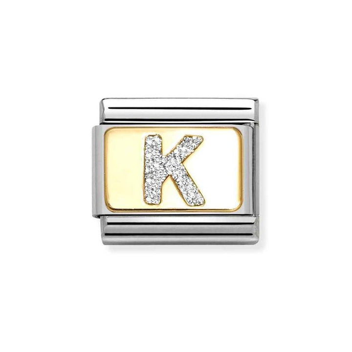 Nomination Classic 18ct Gold and Glitter Letter Initials A - Z Charms - MococoNomination030291/018033497536952Charms