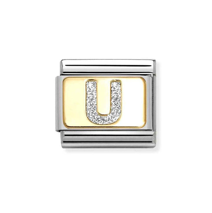Nomination Classic 18ct Gold and Glitter Letter Initials A - Z Charms - MococoNomination030291/018033497536952Charms